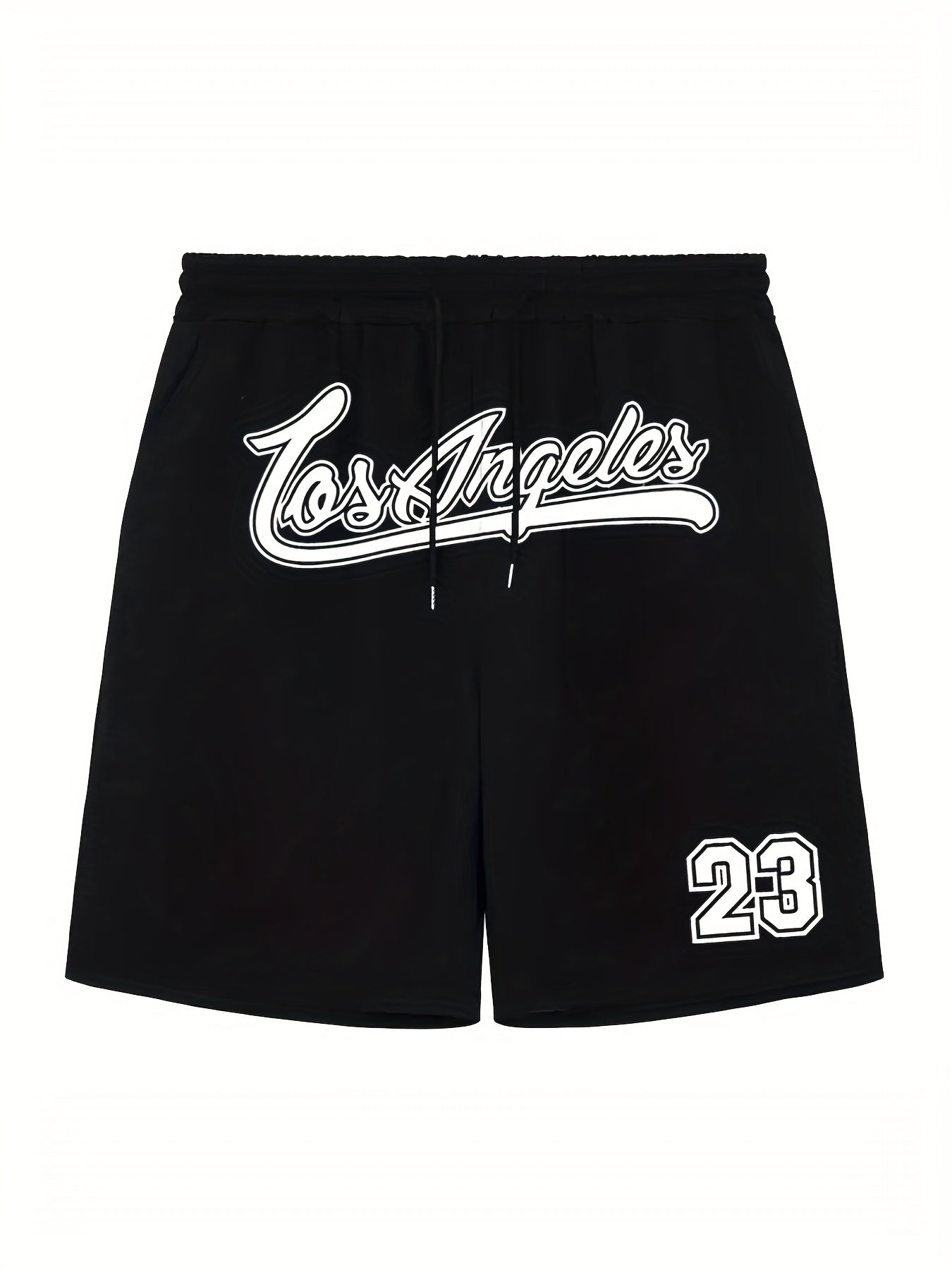 Men's Casual Solid Drawstring Shorts For Summer