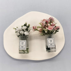Mini Jasmine Vase for Dollhouse 1:12 Scale Decor Accessory