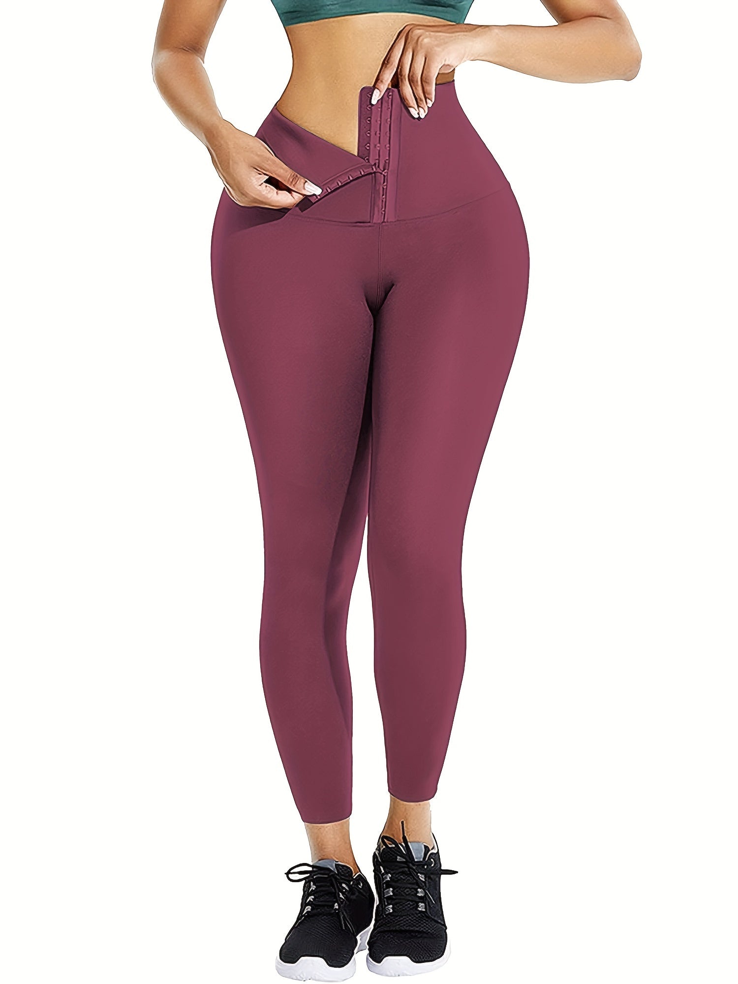 High Waist Yoga Sports Pants Tummy Control Leggings
