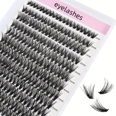 240pcs 40D DIY D Curling Individual Faux Mink False Eyelashes 0 07 9 16mm