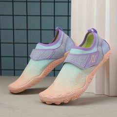 Quick Drying Women's Water Shoes Ombre Gradient