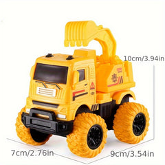 4WD Inertial Off-road Toy Car w/ Construction Machinery Design