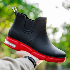 Men's Rain Boots Waterproof Non slip Rain Shoes For Outdoor Fishing