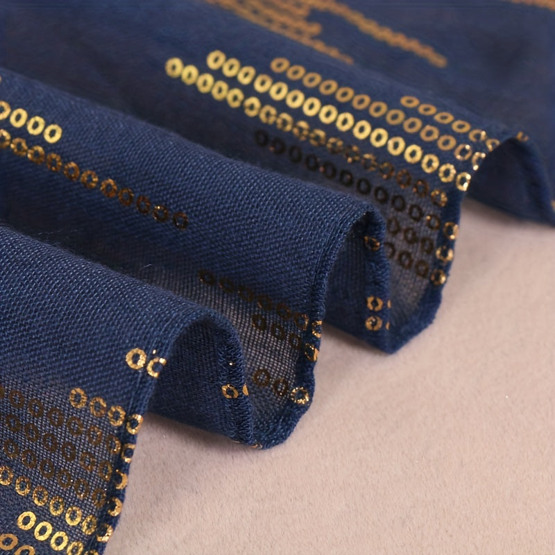 Polyester Fibre Scarves for Women, Hand Washed Mature Style Neckchief