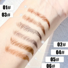 Waterproof Eyebrow Tattoo Pen with Brush Long Lasting Eyebrow Pencil