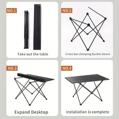 Lightweight Folding Table for Outdoor Activities