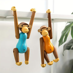 Creative Monkey Phone Holder Decoration Toy Wall-mounted Storage Rack