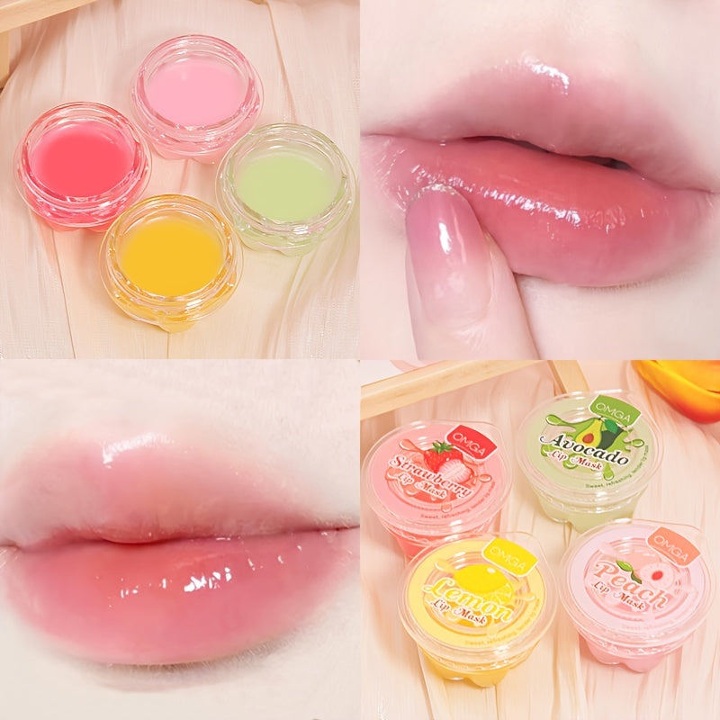 Fruit Flavors Lip Balm Moisturizing Exfoliating Lip Care