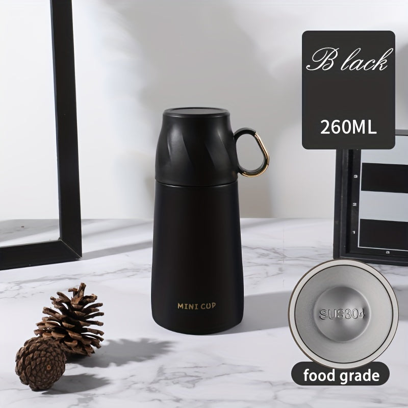 Double Layer Stainless Steel Thermal Cup, Leakproof Insulated Water Bottle