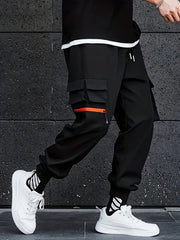 Men s Cargo Pants with Drawstring Waist