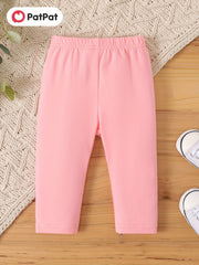 Comfy Leggings for Baby Girls Elastic Waist Trousers