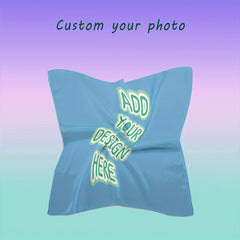 Custom Square Scarf - Personalized Patterns and Text - DIY Designable