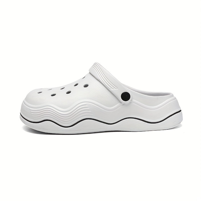 Men's Lightweight Comfy Cloud Clogs Hollow Out Garden Shoes