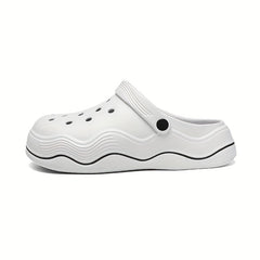 Men's Lightweight Comfy Cloud Clogs Hollow Out Garden Shoes