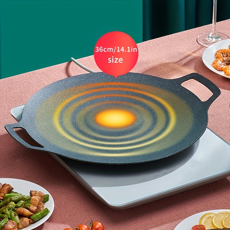 Non Stick BBQ Pan for Outdoor Grilling & Baking 13.3in x 11.8in