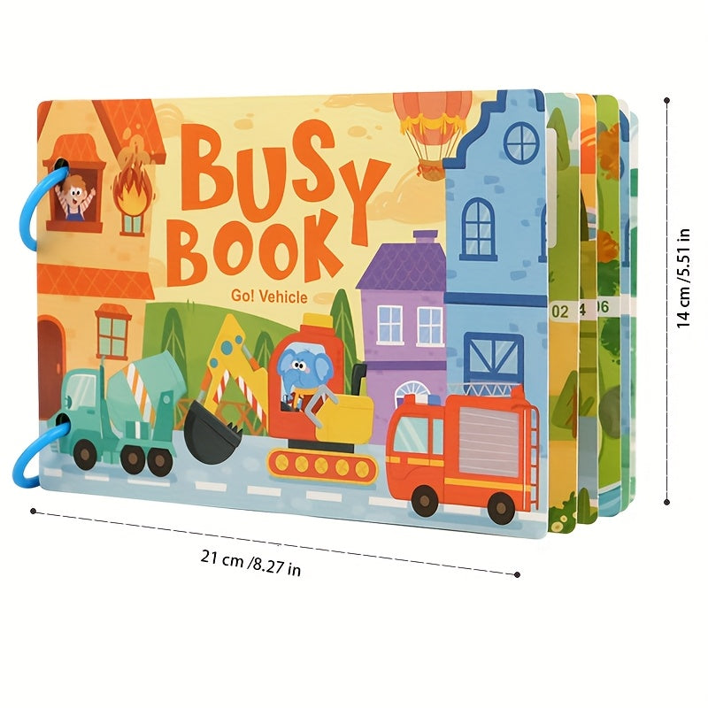 Quiet Book for Kids Sensory Learning Activity Toy Ideal Gift