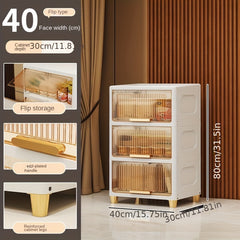 1pc Storage Cabinet Drawer Wardrobe Toy Sundries Household Plastic Storage Box