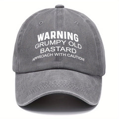 Washed Cotton Baseball Cap Adjustable Six Colors