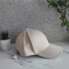 Solid Baseball Cap Adjustable Unisex Dad Hats Casual Sun Hat