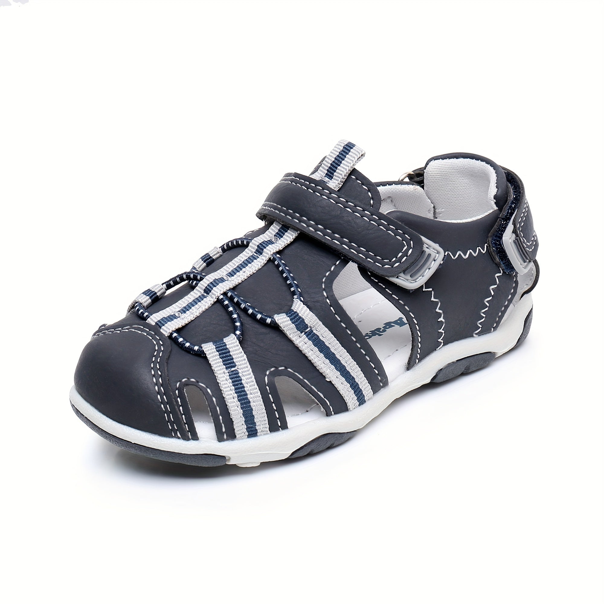 Kids Sandals Hook & Loop Fastener Non Slip Beach Shoes Boys & Girls