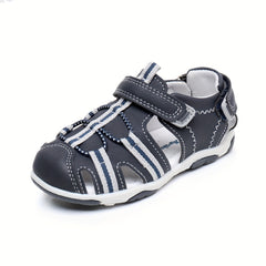 Kids Sandals Hook & Loop Fastener Non Slip Beach Shoes Boys & Girls