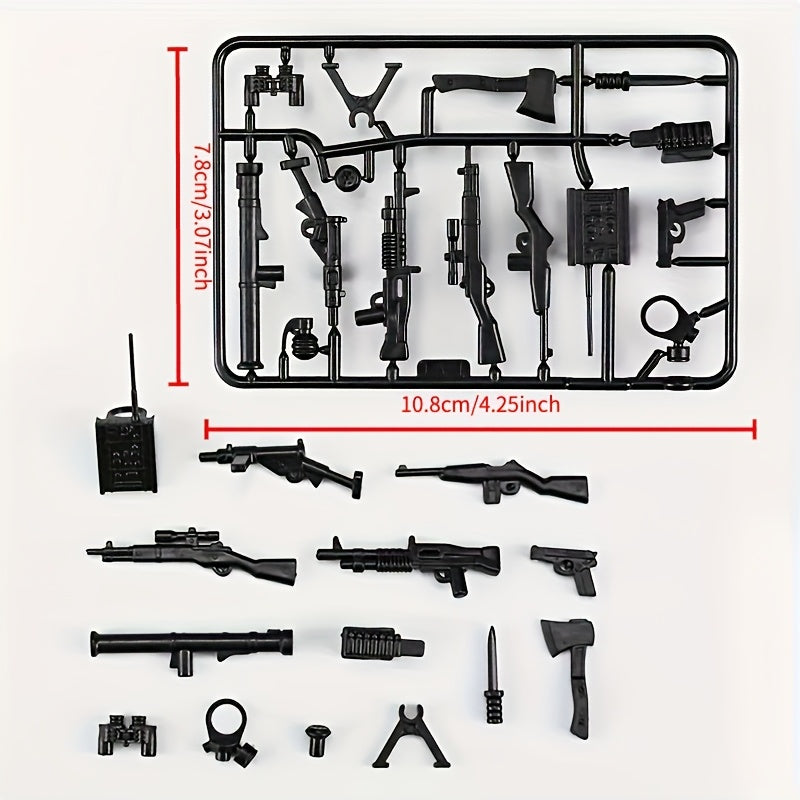 Golden Weapon Accessories Set for Ages 18