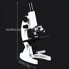 Monocular Optical Microscope 40 640X School Children Science Toys