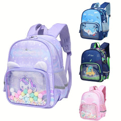 Preschool Mini Backpacks For Girls Boys Clear School Bag Waterproof Rucksack