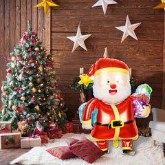 Christmas Santa Claus Balloon Set - Holiday Decoration for Indoor/Outdoor Party