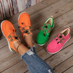 Thickened Warm Ankle Snow Boots Flat Sneakers