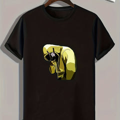 Guy Pattern Print Men's Sports T-shirt