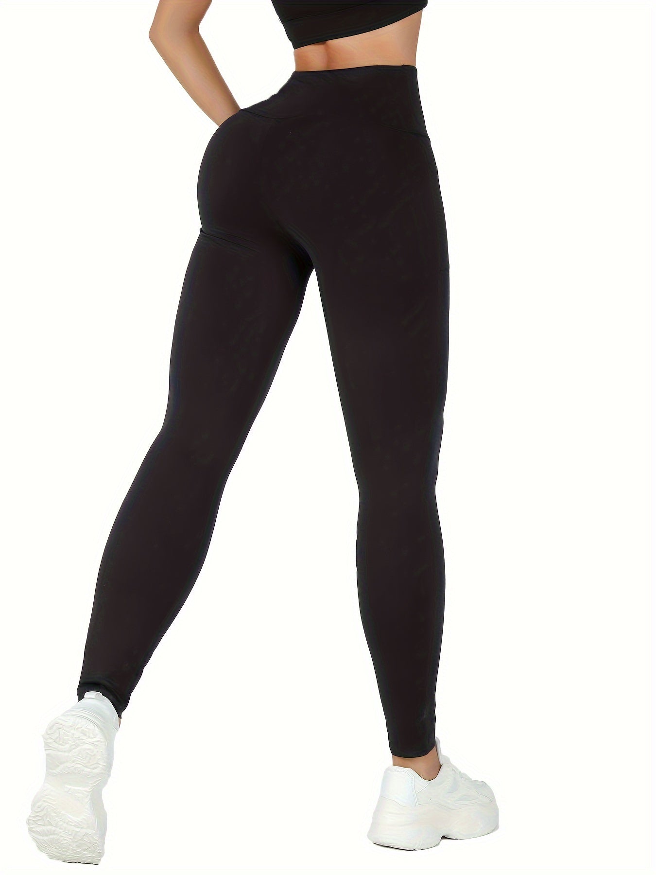 High Waisted Leggings With Pockets Women's Activewear