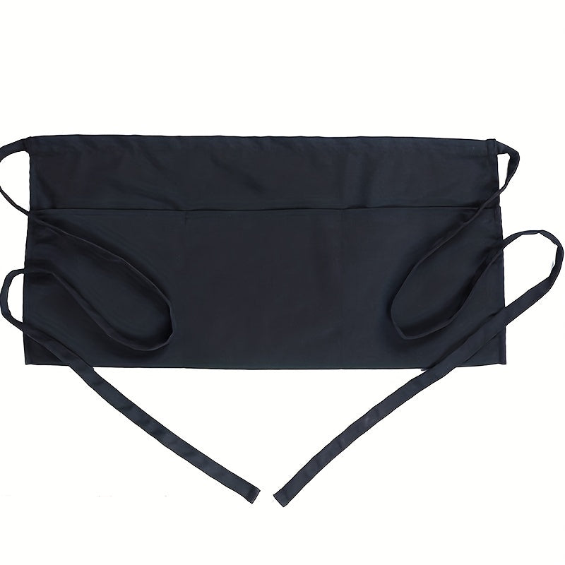Polyester Waist Apron with Pockets for Waitress Server - Short Aprons