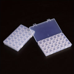 Adjustable Plastic Storage Box 28/56 Slots Jewelry Diamond Embroidery Craft