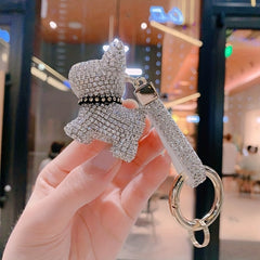 Cute Dog Keychain for Girls, Bag Ornament, Key Accessories