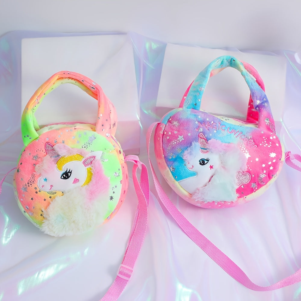 Girls Unicorn Pattern Shoulder Bag