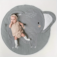 Cute Animal Crawling Blanket for Kids Room Decor