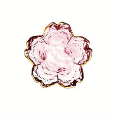 4pcs Dessert Dishes Fruit Bowl Cherry Blossoms Dish Glass Seasoning Dish