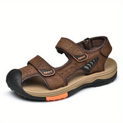 Men's Hollow Out Platform Sandals Outdoor Closed Toe Anti skid Sandals