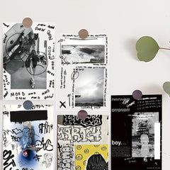 10pcs Graffiti Postcard DIY Wall Decoration Card