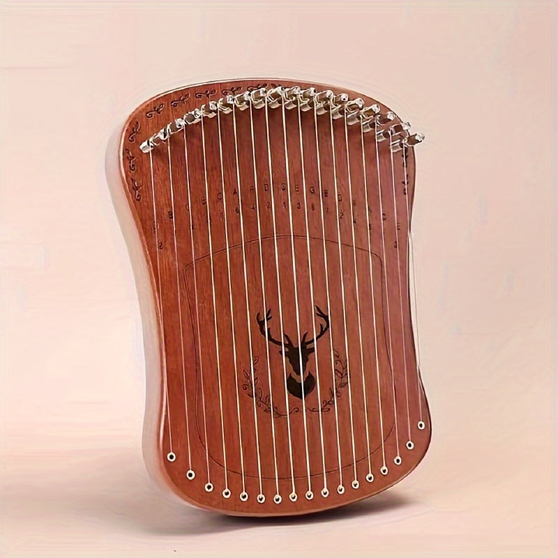 17 Tone Mini Harp Lyre Organ with Accessories