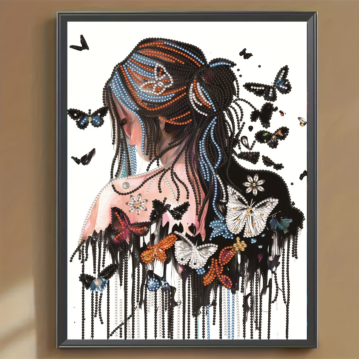 Woman and Butterfly 5D Diamond Art Kit