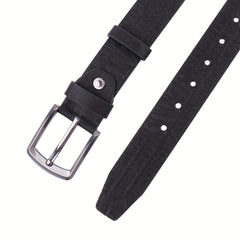 Stylish Letter Pressed Leather Belt for Men