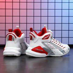 Kids' High Top Basketball Shoes with Rotating Buckle