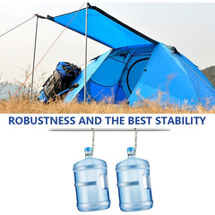 Adjustable Steel Poles Rods for Camping Tarps Shelter