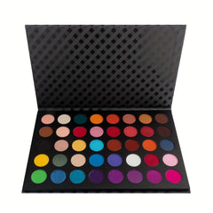 40 Colors Green Orange Eyeshadow Palette Matte Glitter Highlighter Finish