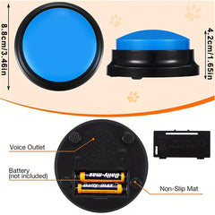 Dog & Cat Training Voice Buttons - Easy Communication & Speech Training