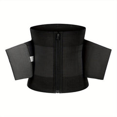 Waist Trainer Tummy Wrap Tummy Control Zipper Slimmer Belly Belt