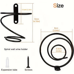 Wall Mounted Wine Racks Metal Hanging Wine Bottle Display Holder