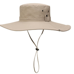 Breathable Men's UV Protection Bucket Hat for Outdoor Activities